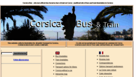 What Corsicabus.org website looked like in 2018 (5 years ago)