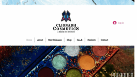 What Clionadhcosmetics.com website looked like in 2018 (6 years ago)
