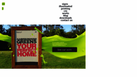 What Coloursplashsigns.com.au website looked like in 2018 (5 years ago)
