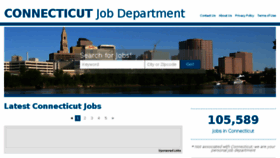 What Connecticutjobdepartment.com website looked like in 2018 (5 years ago)