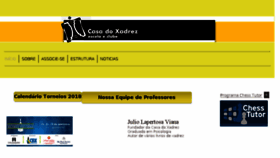 What Casadoxadrez.com website looked like in 2018 (5 years ago)