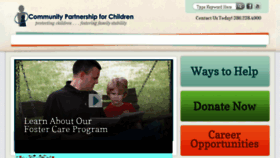 What Communitypartnershipforchildren.org website looked like in 2018 (5 years ago)