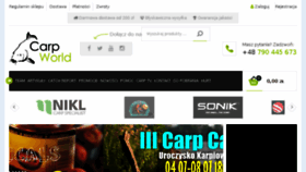 What Carp-world.pl website looked like in 2018 (5 years ago)