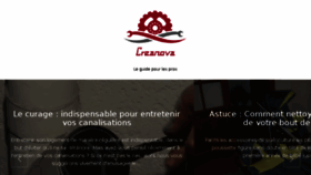 What Creanova.fr website looked like in 2018 (5 years ago)
