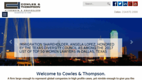 What Cowlesthompson.com website looked like in 2018 (5 years ago)