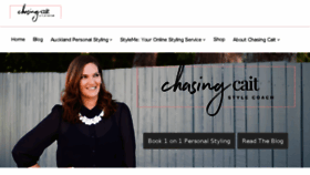 What Chasingcait.com website looked like in 2018 (5 years ago)