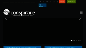 What Conspirare.org website looked like in 2018 (7 years ago)