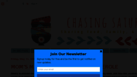 What Chasing-saturdays.com website looked like in 2018 (5 years ago)