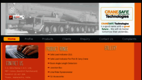 What Cranesafeindia.com website looked like in 2018 (5 years ago)