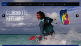 What Club30kite.com website looked like in 2018 (5 years ago)