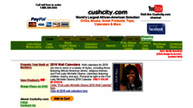 What Cushcity.com website looked like in 2018 (5 years ago)