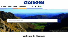What Cicerone.co.uk website looked like in 2018 (5 years ago)