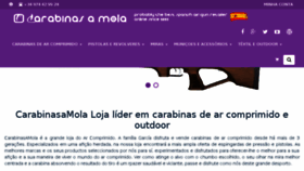 What Carabinasamola.com.pt website looked like in 2018 (5 years ago)