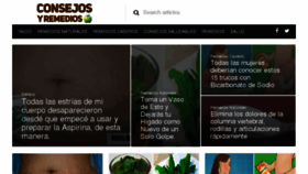 What Consejosyremedios.com website looked like in 2018 (5 years ago)