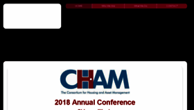 What Cham.us website looked like in 2018 (6 years ago)
