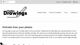 What Charliesdrawings.com website looked like in 2018 (5 years ago)
