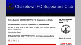 What Chasetownfcsupportersclub.com website looked like in 2018 (5 years ago)
