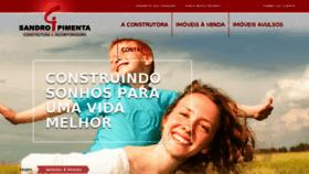 What Construtorasandropimenta.com.br website looked like in 2018 (6 years ago)