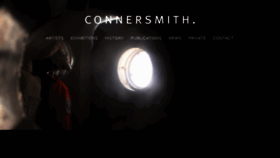 What Connercontemporary.com website looked like in 2018 (5 years ago)