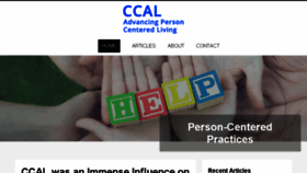 What Ccal.org website looked like in 2018 (5 years ago)