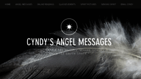 What Cyndysangelmessages.com website looked like in 2018 (6 years ago)