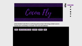 What Cocoafly.com website looked like in 2018 (5 years ago)
