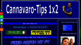 What Cannavaro-tips1x2.com website looked like in 2018 (5 years ago)