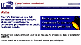 What Costumers.com website looked like in 2018 (6 years ago)