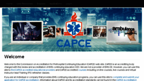 What Capce.org website looked like in 2018 (5 years ago)