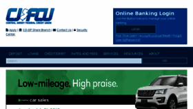 What Cjfcu.org website looked like in 2018 (5 years ago)