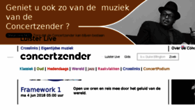 What Concertzender.nl website looked like in 2018 (5 years ago)