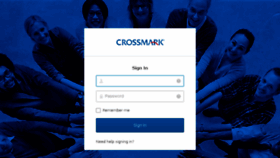 What Crossmarkconnect.com website looked like in 2018 (5 years ago)