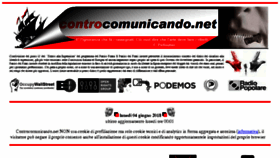 What Controcomunicando.net website looked like in 2018 (7 years ago)