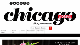 What Chicago-woman.com website looked like in 2018 (5 years ago)