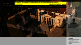 What Cisapalladio.org website looked like in 2018 (7 years ago)