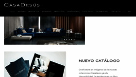 What Casadesus.net website looked like in 2018 (5 years ago)