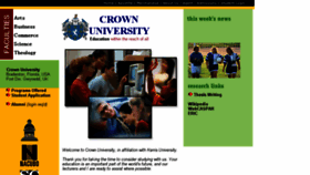 What Crown-university-edu.us website looked like in 2018 (5 years ago)