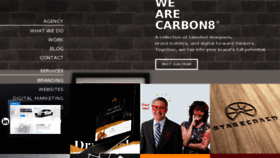 What Carbon-8.com website looked like in 2018 (5 years ago)