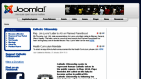 What Catholic-citizenship.org website looked like in 2018 (5 years ago)