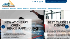 What Cherrycreekclub.com website looked like in 2018 (5 years ago)