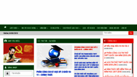 What C3hungvuong.daklak.edu.vn website looked like in 2018 (5 years ago)