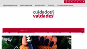 What Cuidadosevaidades.com.br website looked like in 2018 (5 years ago)