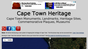 What Cape-town-heritage.co.za website looked like in 2018 (5 years ago)