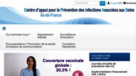 What Cpias-ile-de-france.fr website looked like in 2018 (5 years ago)
