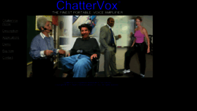 What Chattervox.com website looked like in 2018 (5 years ago)
