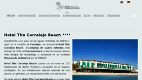 What Corralejobeach.com website looked like in 2018 (5 years ago)