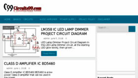 What Circuits99.com website looked like in 2018 (5 years ago)