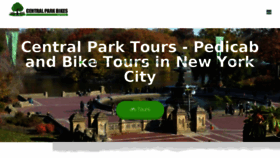 What Centralparkbikes.com website looked like in 2018 (5 years ago)