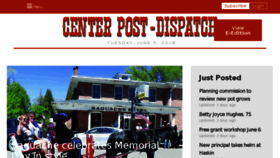 What Centerpostdispatch.com website looked like in 2018 (5 years ago)