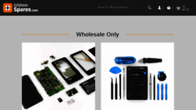 What Cellphonespares.com website looked like in 2018 (5 years ago)
